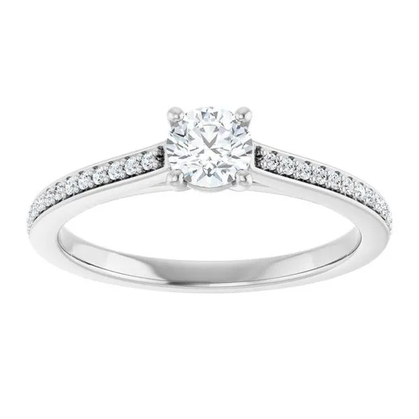 Claw-Prong Engagement Ring Image 3 Jimmy Smith Jewelers Decatur, AL