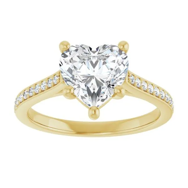 Claw-Prong Engagement Ring Image 3 Jimmy Smith Jewelers Decatur, AL