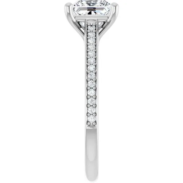 Claw-Prong Engagement Ring Image 4 Hudson Valley Goldsmith New Paltz, NY