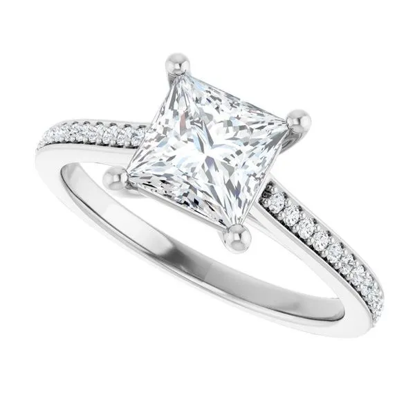 Claw-Prong Engagement Ring Image 5 Raleigh Diamond Fine Jewelry Raleigh, NC