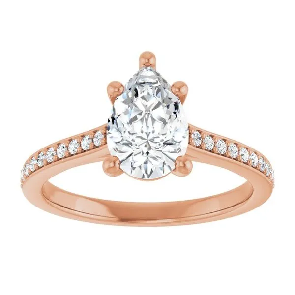 Claw-Prong Engagement Ring Image 3 JF Jones Jewelers Rochester, NY