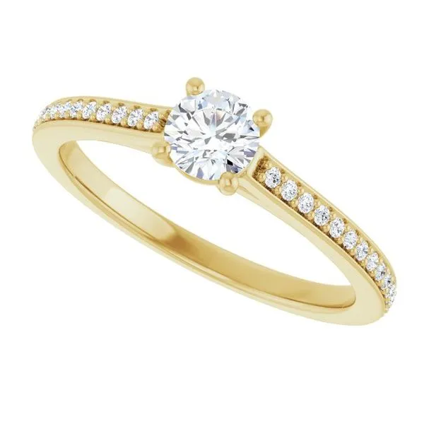 Claw-Prong Engagement Ring Image 5 JF Jones Jewelers Rochester, NY