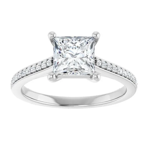 Claw-Prong Engagement Ring Image 3 Hudson Valley Goldsmith New Paltz, NY