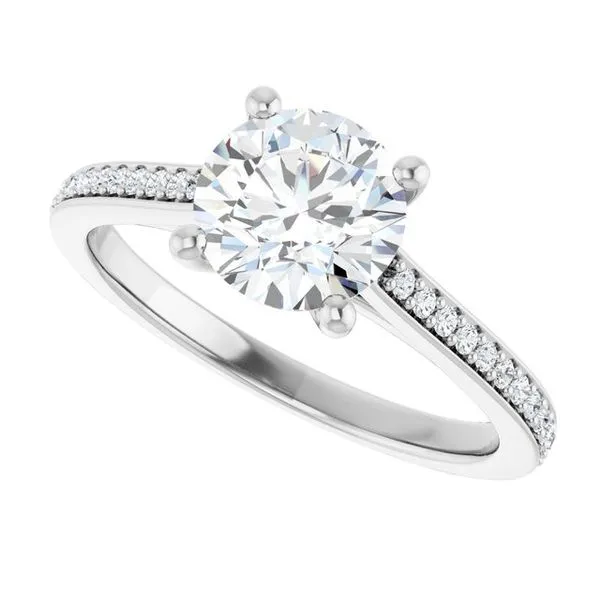 Claw-Prong Engagement Ring Image 5 Natale Jewelers Sewell, NJ