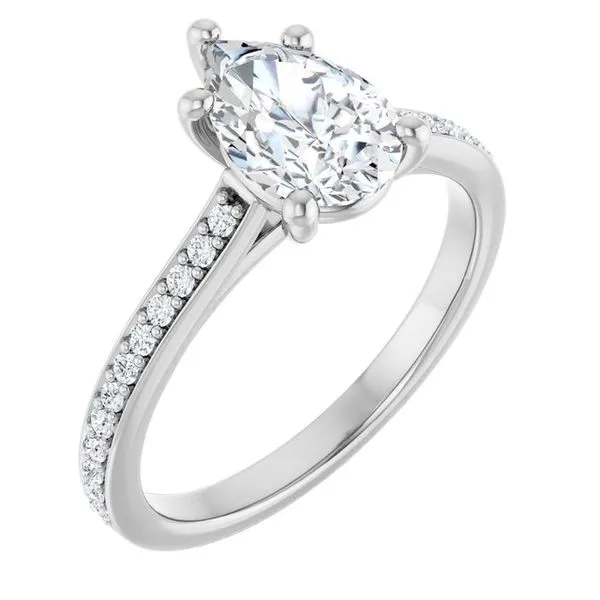 Claw-Prong Engagement Ring JF Jones Jewelers Rochester, NY
