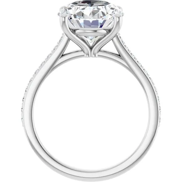 Claw-Prong Engagement Ring Image 2 Hudson Valley Goldsmith New Paltz, NY