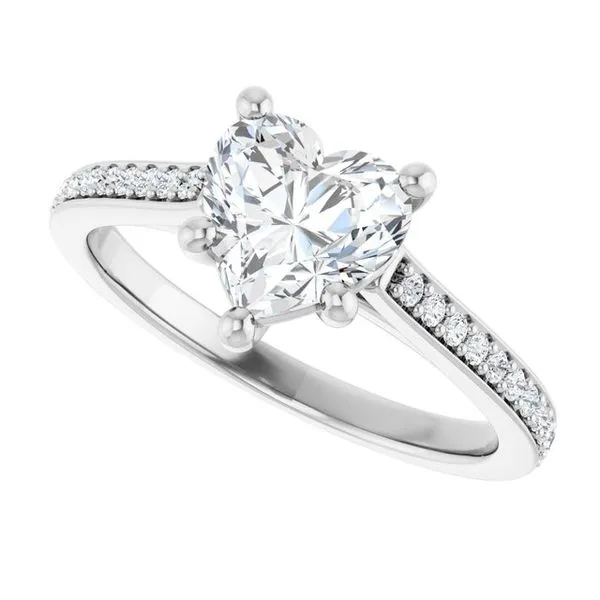 Claw-Prong Engagement Ring Image 5 Jimmy Smith Jewelers Decatur, AL