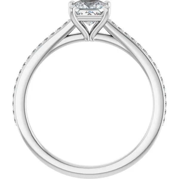 Claw-Prong Engagement Ring Image 2 Hudson Valley Goldsmith New Paltz, NY