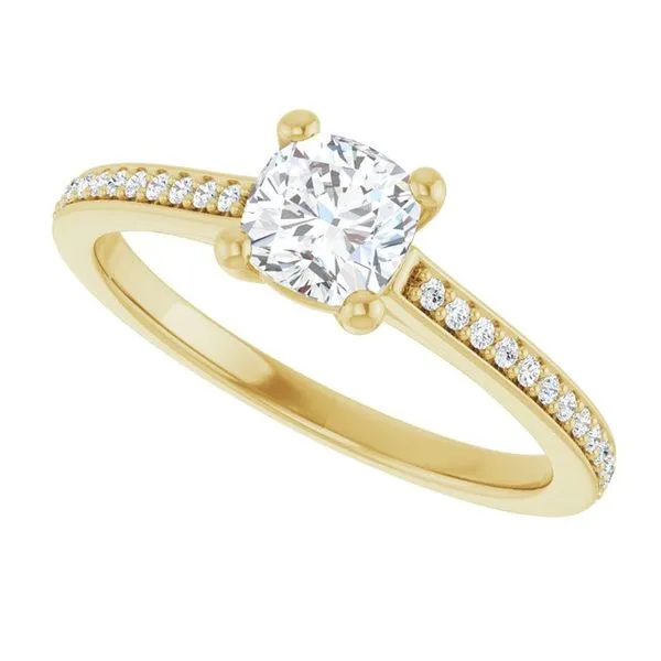 Claw-Prong Engagement Ring Image 5 Raleigh Diamond Fine Jewelry Raleigh, NC