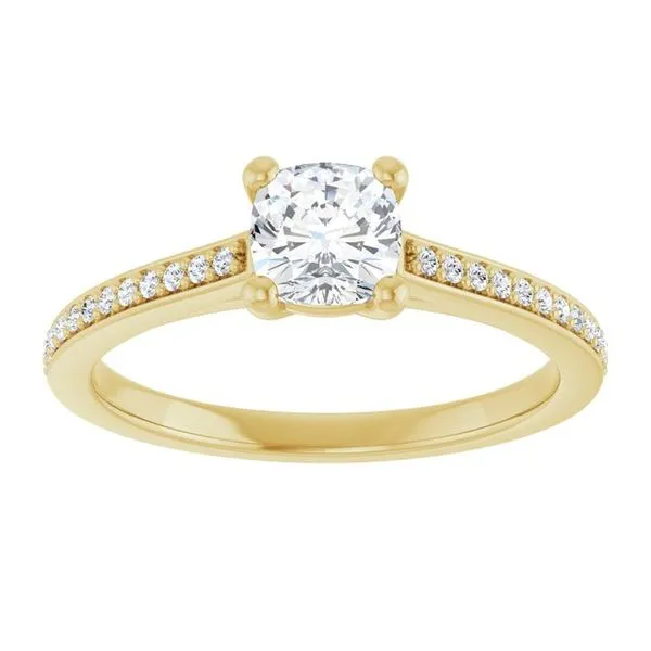 Claw-Prong Engagement Ring Image 3 Natale Jewelers Sewell, NJ