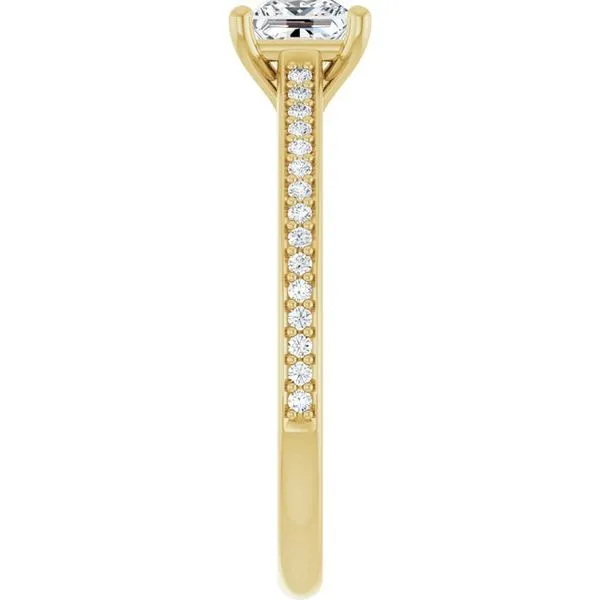 Claw-Prong Engagement Ring Image 4 JF Jones Jewelers Rochester, NY