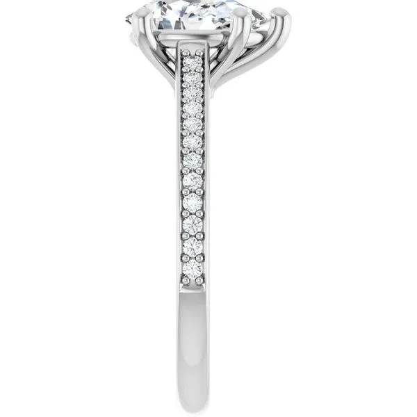 Claw-Prong Engagement Ring Image 4 Natale Jewelers Sewell, NJ