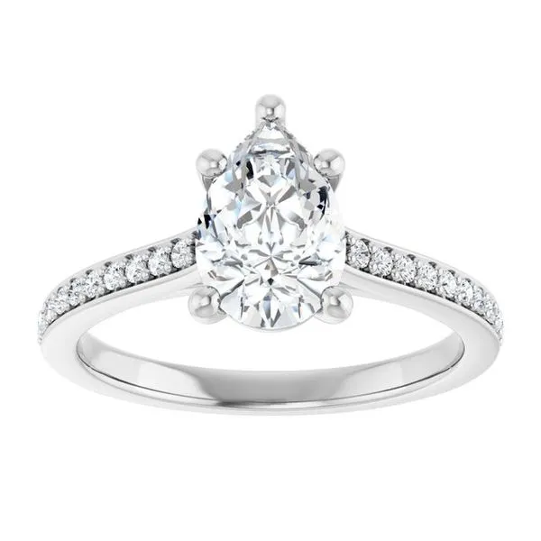 Claw-Prong Engagement Ring Image 3 JF Jones Jewelers Rochester, NY