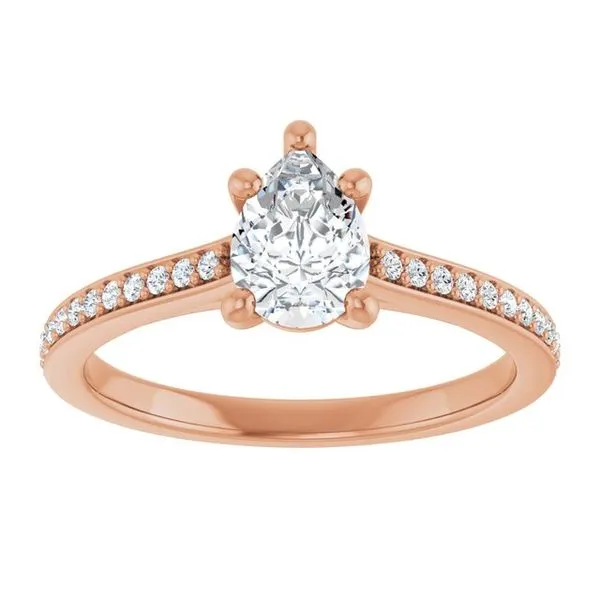 Claw-Prong Engagement Ring Image 3 Hudson Valley Goldsmith New Paltz, NY