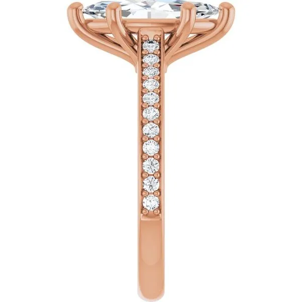 Claw-Prong Engagement Ring Image 4 Hudson Valley Goldsmith New Paltz, NY