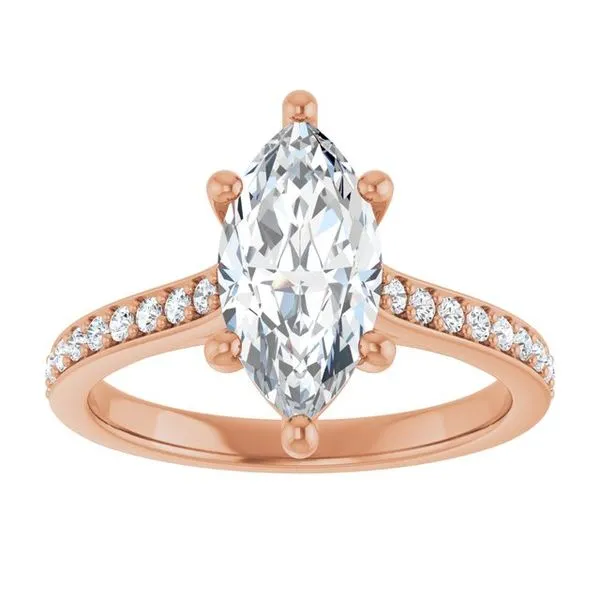 Claw-Prong Engagement Ring Image 3 JF Jones Jewelers Rochester, NY