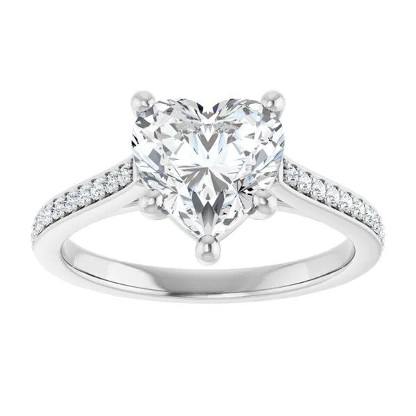Claw-Prong Engagement Ring Image 3 JF Jones Jewelers Rochester, NY