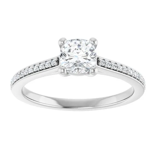 Claw-Prong Engagement Ring Image 3 JF Jones Jewelers Rochester, NY