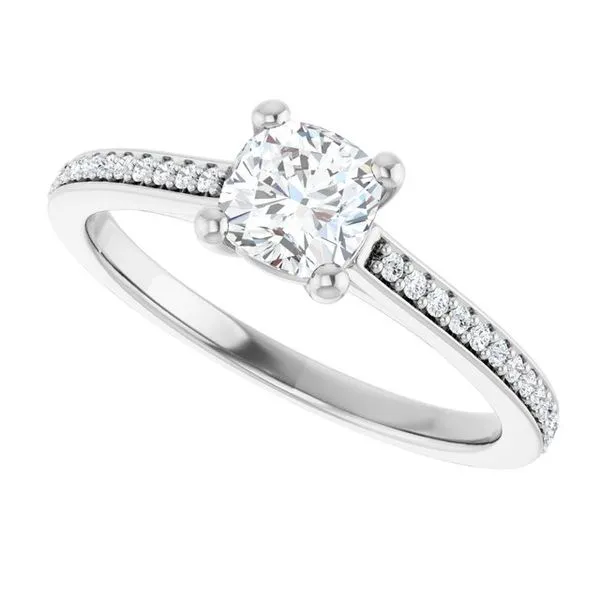 Claw-Prong Engagement Ring Image 5 JF Jones Jewelers Rochester, NY