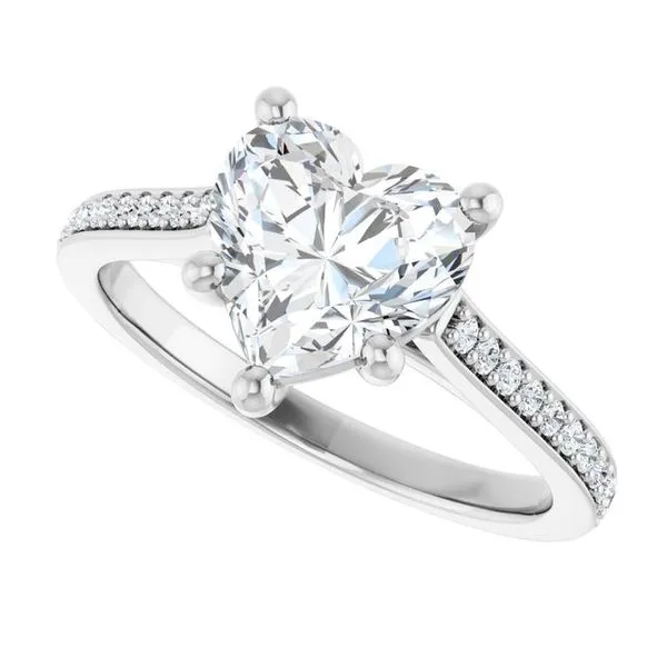 Claw-Prong Engagement Ring Image 5 Jimmy Smith Jewelers Decatur, AL