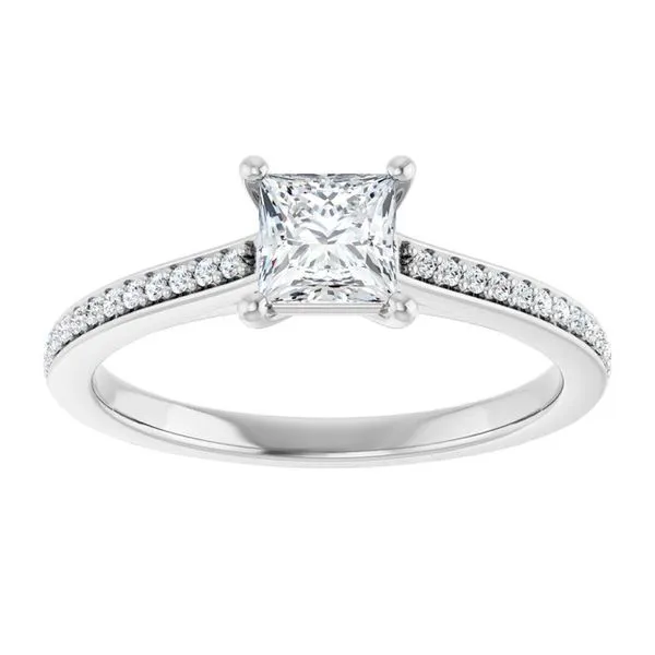 Claw-Prong Engagement Ring Image 3 Natale Jewelers Sewell, NJ