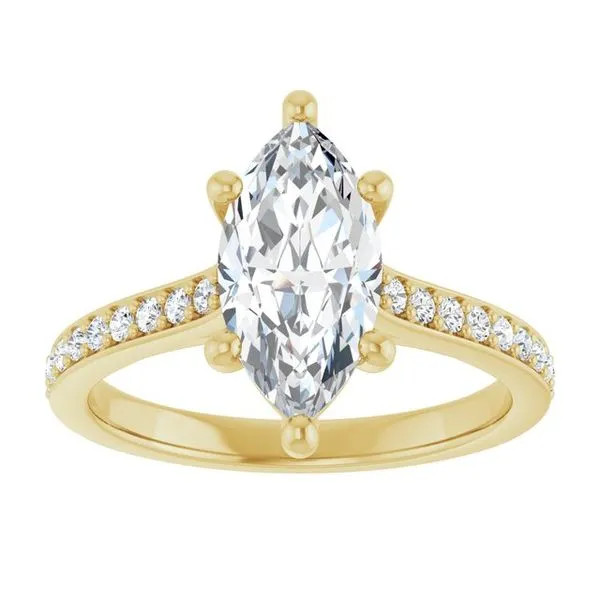 Claw-Prong Engagement Ring Image 3 JF Jones Jewelers Rochester, NY