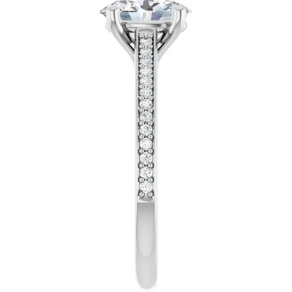 Claw-Prong Engagement Ring Image 4 Hudson Valley Goldsmith New Paltz, NY