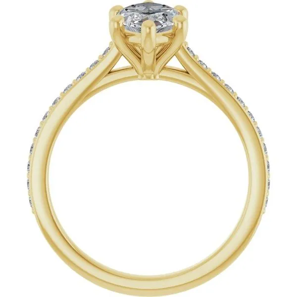 Claw-Prong Engagement Ring Image 2 JF Jones Jewelers Rochester, NY