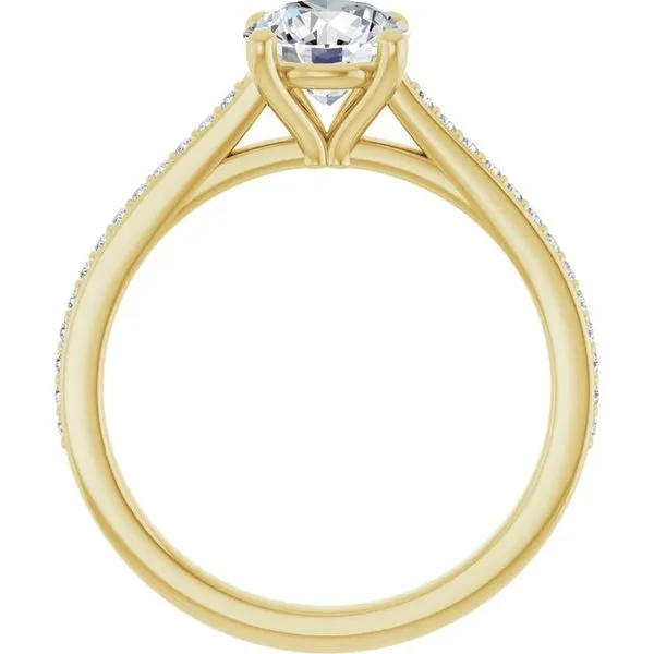Claw-Prong Engagement Ring Image 3 Jimmy Smith Jewelers Decatur, AL