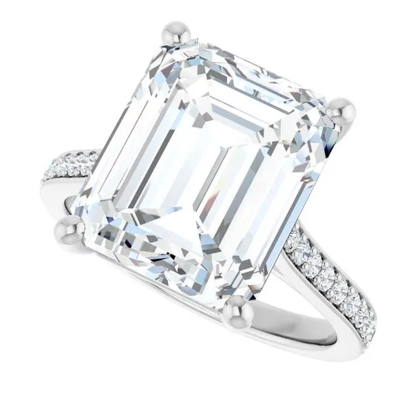 Claw-Prong Engagement Ring Image 5 Raleigh Diamond Fine Jewelry Raleigh, NC