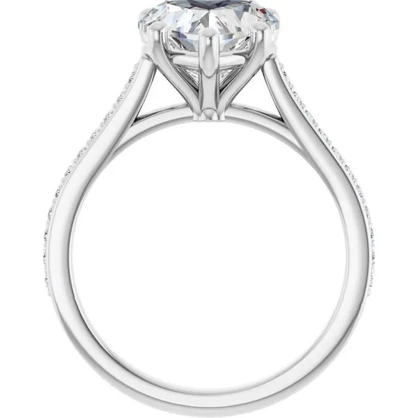 Claw-Prong Engagement Ring Image 2 Raleigh Diamond Fine Jewelry Raleigh, NC