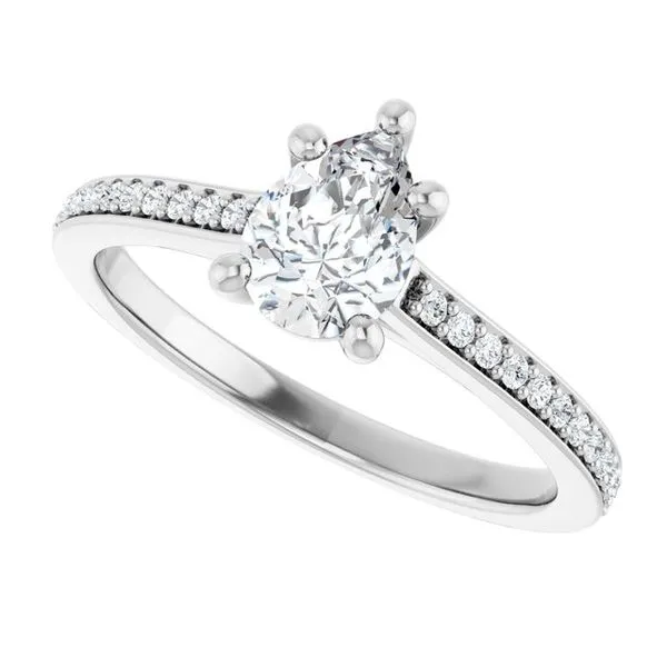 Claw-Prong Engagement Ring Image 5 Raleigh Diamond Fine Jewelry Raleigh, NC