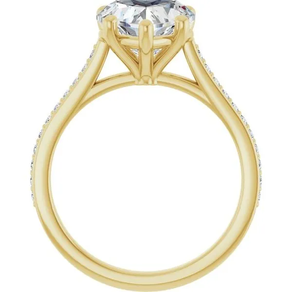 Claw-Prong Engagement Ring Image 2 Jimmy Smith Jewelers Decatur, AL