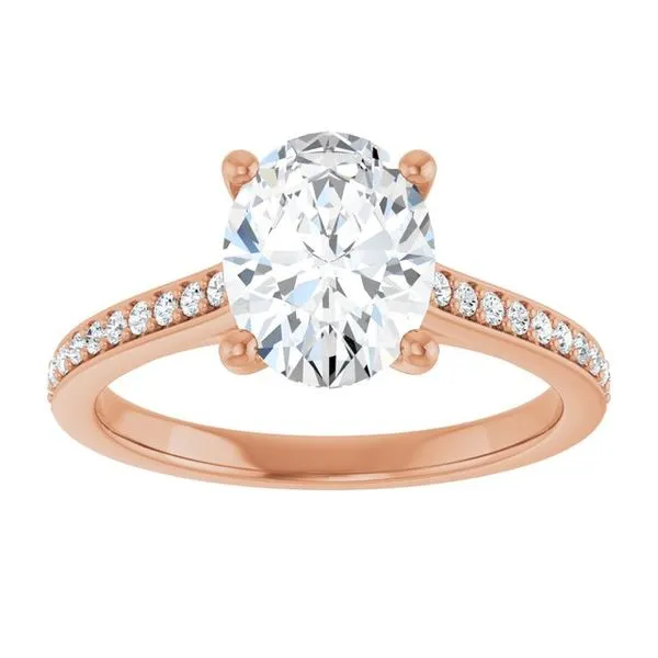 Claw-Prong Engagement Ring Image 3 JF Jones Jewelers Rochester, NY