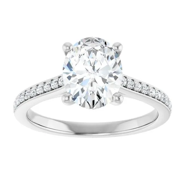 Claw-Prong Engagement Ring Image 3 Raleigh Diamond Fine Jewelry Raleigh, NC