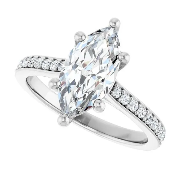 Claw-Prong Engagement Ring Image 5 JF Jones Jewelers Rochester, NY