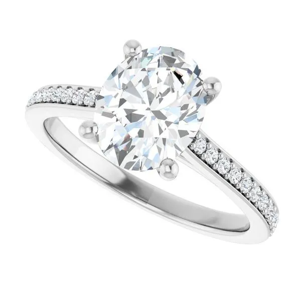 Claw-Prong Engagement Ring Image 5 Natale Jewelers Sewell, NJ