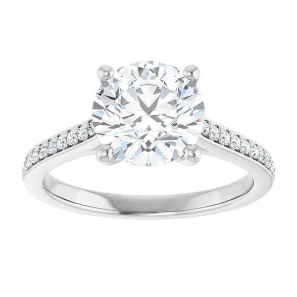 Accented Engagement Ring Image 3 Mark Jewellers La Crosse, WI