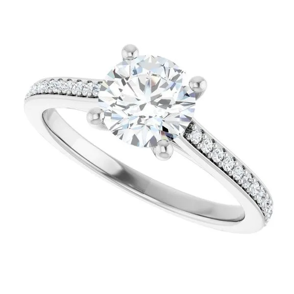 Claw-Prong Engagement Ring Image 5 Jimmy Smith Jewelers Decatur, AL