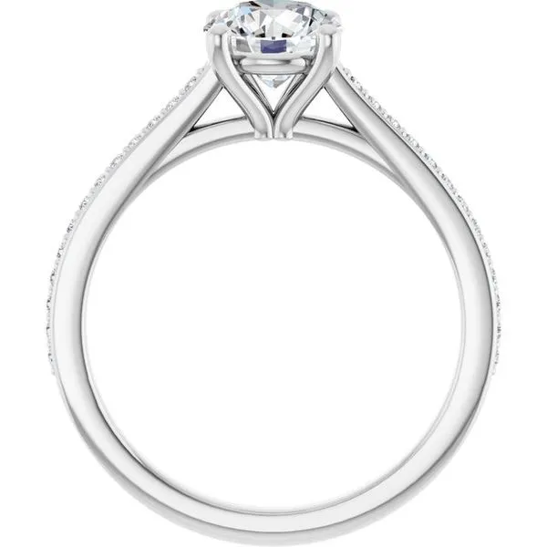 Claw-Prong Engagement Ring Image 2 Hudson Valley Goldsmith New Paltz, NY