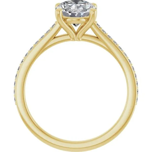 Claw-Prong Engagement Ring Image 2 JF Jones Jewelers Rochester, NY