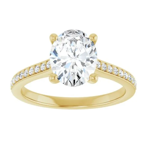 Claw-Prong Engagement Ring Image 3 Natale Jewelers Sewell, NJ