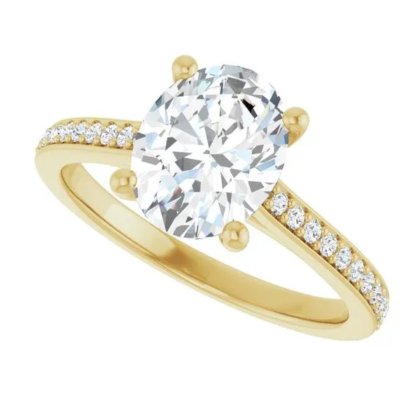 Claw-Prong Engagement Ring Image 5 JF Jones Jewelers Rochester, NY