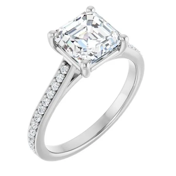 Claw-Prong Engagement Ring JF Jones Jewelers Rochester, NY