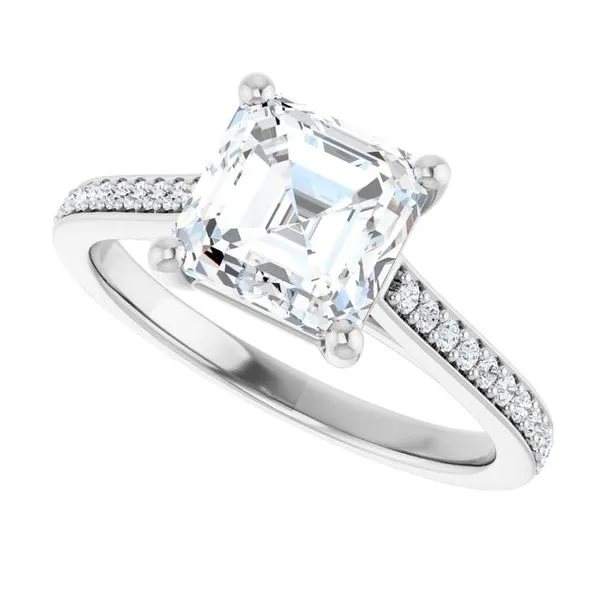 Claw-Prong Engagement Ring Image 5 Jimmy Smith Jewelers Decatur, AL