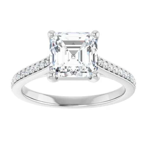 Claw-Prong Engagement Ring Image 3 Hudson Valley Goldsmith New Paltz, NY