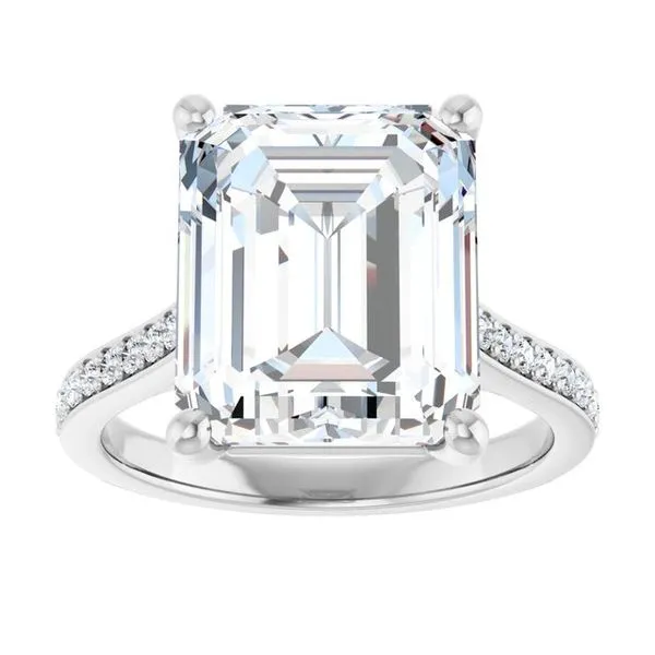 Claw-Prong Engagement Ring Image 3 JF Jones Jewelers Rochester, NY