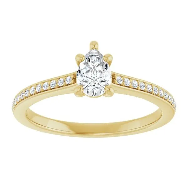 Claw-Prong Engagement Ring Image 3 Hudson Valley Goldsmith New Paltz, NY