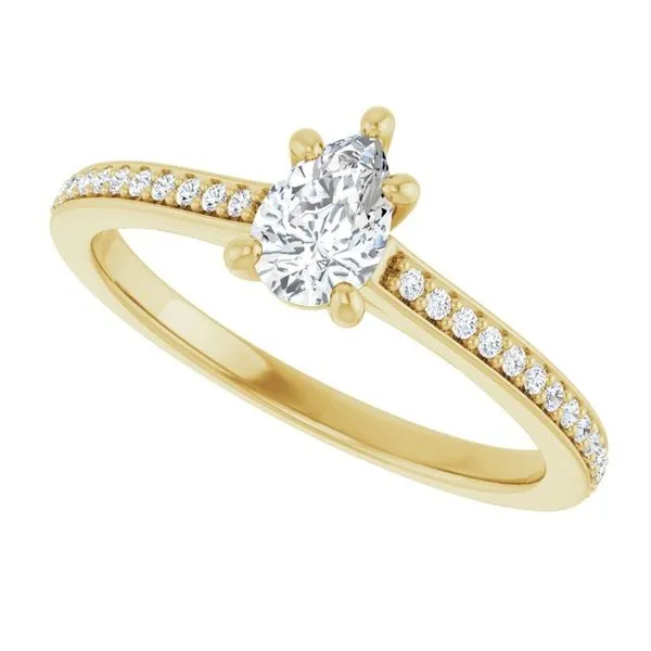 Claw-Prong Engagement Ring Image 5 JF Jones Jewelers Rochester, NY