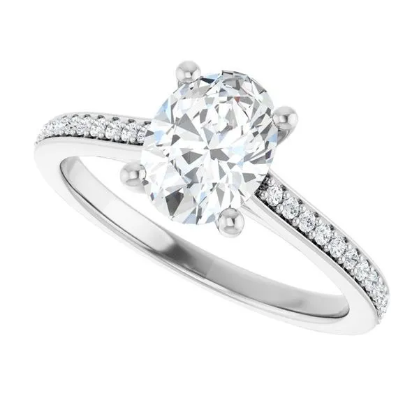 Claw-Prong Engagement Ring Image 5 Raleigh Diamond Fine Jewelry Raleigh, NC
